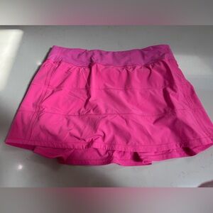 Lululemon Pace Rival Mid-Rise Skirt 10 Tall Pink